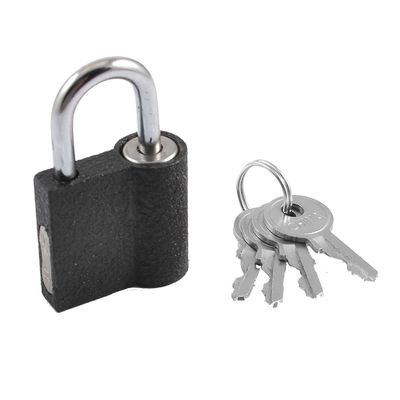 uxcell Drawer Cabinet Portable Black Padlock Lock Keys Set 32mm Width