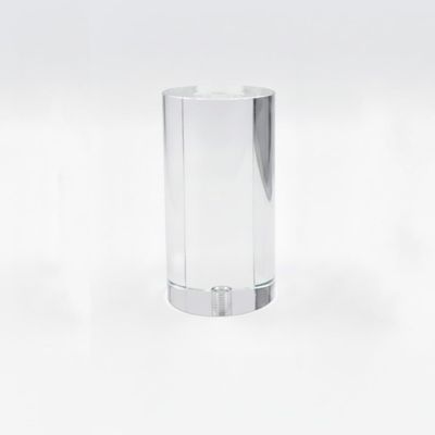 Royal Designs, Inc. F-5036L-1 Clear Lucite Lamp Finial, 1 x 2 inch, Tall Cylinder