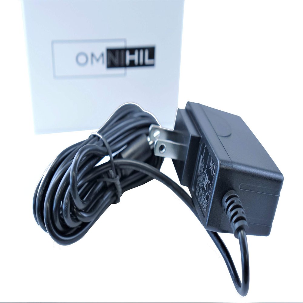 [UL Listed] 8 Foot Long Omnihil AC/DC Power Adapter 12V 1A (1000mA) 5.5x2.5mm Compatible with Moog Theremini