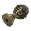 Royal Designs Fancy Egg Shape Design 2.25" Lamp Finial for Lamp Shade, Antiqued Brass - Set of 2 view 2