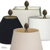 Royal Designs Fancy Egg Shape Design 2.25" Lamp Finial for Lamp Shade, Antiqued Brass - Set of 2 view 4