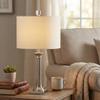 Royal Designs, Inc. F-5038L-2 Clear Lucite Lamp Finial, 1.25 x 2.5 inch, Short Cylinder with Polished Silver Base, 2-Pack view 4