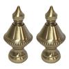 Royal Designs Pointed Urn 1.6" Lamp Finial for Lamp Shade, Polished Brass - Set of 2 view 1