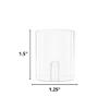 Royal Designs, Inc. F-5035L-1 Clear Lucite Lamp Finial, 1.25 x 1.5 inch, Short Cylinder view 3