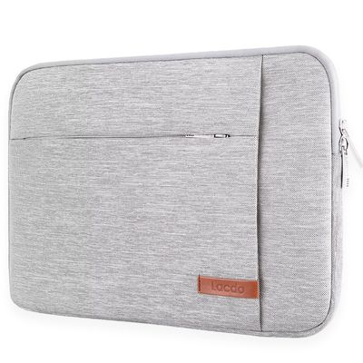 Lacdo 13 inch Laptop Sleeve Case for 13 inch New MacBook Air M4 A3240 2025, M3 A3113, M2 A2681, M1 A2337 | 13" MacBook Pro M2/M1 A2338 A2251 A2289 | 13" iPad Pro M5 / iPad Air M3 Computer Bag, Gray