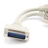 CablesOnline 8 inch DB25 Parallel Male/Dual Female Y-Splitter Printer Cable (YS-005) view 4
