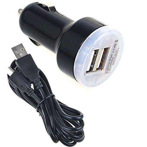 PK Power Car DC Adapter + USB Charging Cable for Wilson Electronics 2B5225 285225 815225 7684838 7,684,838 Sleek Dual-Band Cradle Signal Booster Kit 800/1900 MHz SmartTech Amplifier Cell Phone Power
