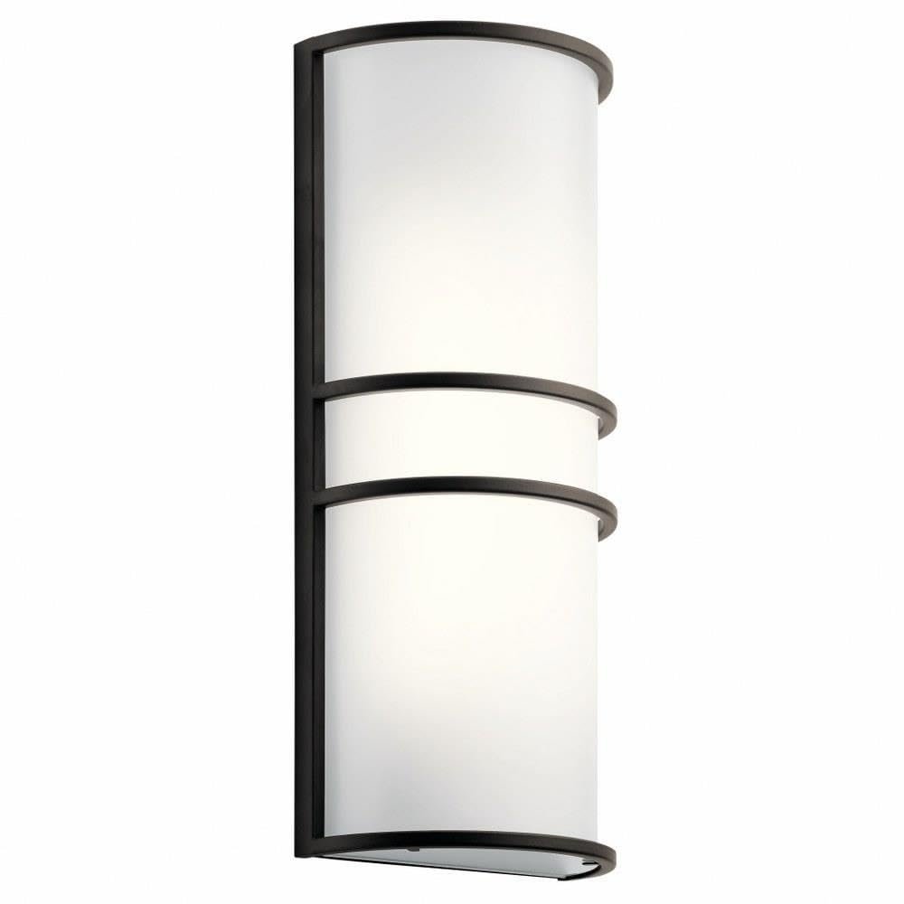 Kichler Lighting 11315OZLED Two Light Wall Sconce, Olde Bronze