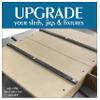 Peachtree Woodworking Supply 18 inch Precision Steel Miter Bar Rail Runner with Adjustable Spring Loaded Plungers for DIY Table Saw Crosscut Sleds & Jigs to Slide in 3/4 inch by 3/8 inch Miter Slots view 2