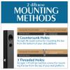 Peachtree Woodworking Supply 18 inch Precision Steel Miter Bar Rail Runner with Adjustable Spring Loaded Plungers for DIY Table Saw Crosscut Sleds & Jigs to Slide in 3/4 inch by 3/8 inch Miter Slots view 4