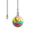 Oh Deer I'm Queer Rainbow Pride Gay Lesbian Funny Ceiling Fan and Light view 2