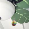 Oh Deer I'm Queer Rainbow Pride Gay Lesbian Funny Ceiling Fan and Light view 3