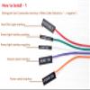 NOYITO Desktop Computer Case Motherboard Power Supply Reset HDD Button Switch Suitable for PC DIY - Length 1.6 Meters(5.25ft) view 4