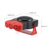Car Ceramic Heater Cooling Fan 3-Outlet Defroster Defogger Window Screen Demister Hot Warm 12V 150W (Red) view 4