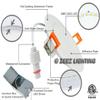 ZEEZ Lighting - 9W (OD 4.75" / ID 4") Cool White LED Recessed Panel Down Light Bulb Slim Lamp Fixture w/Junction Box ETL Listed - 1 Pack view 3
