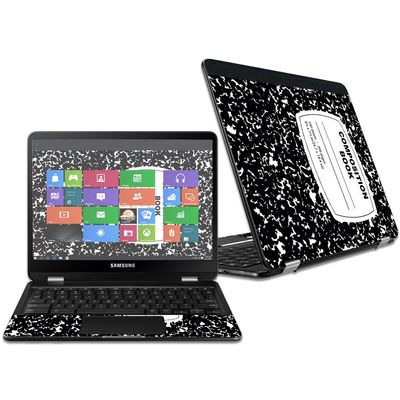 Mightyskins Skin Compatible with Samsung Chromebook Pro 12.3" - Composition Book | Protective, Durable, and Unique Vinyl Decal Wrap Cover | Easy to Apply, Remove, and Change Styles | Made in The USA