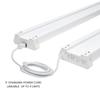 Maxxima 4 ft. LED Motion Sensor Shop Light Fixture, 5000K, 4600 Lumens view 3
