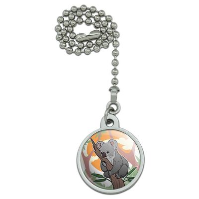 GRAPHICS & MORE Koala Resting on Eucalyptus Tree Ceiling Fan and Light Pull Chain