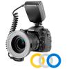 RF550D Macro LED Ring Flash Light for Nikon Canon Olympus DSLR Camera 5DMK3 1DX view 3