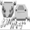 Pan Pacific DP-25C-RH Db25 D-Sub Gray Plastic Backshell w/Hardware (2/Pkg) view 1