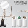 Ram-Pro Helping Hands Magnifier Glass Stand with Alligator Clips  4X Magnifying Lens, Perfect for Soldering, Crafting & Inspecting Micro Objects view 4