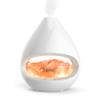 Pure Enrichment PureGlow Crystal - 2-in-1 Himalayan Salt Lamp & Ultrasonic Essential Oil Diffuser, Original Salt Therapy Lamp, 100% Pure Himalayan Salt, Ambient Glow, 160 mL 16-Hour Tank (White) view 1