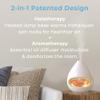 Pure Enrichment PureGlow Crystal - 2-in-1 Himalayan Salt Lamp & Ultrasonic Essential Oil Diffuser, Original Salt Therapy Lamp, 100% Pure Himalayan Salt, Ambient Glow, 160 mL 16-Hour Tank (White) view 2