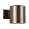 Generation Lighting 8313897S-10 Outdoor Cylinders Small LED Wall Lantern, Bronze Finish view 1