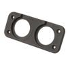 Valley Enterprises Two Hole (1.25 inch Diameter) Square Panel Mount for use with DC Power Meters, Switches, Gauges, Plugs, Amateur Radio Go Box Kits view 1