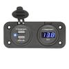 Valley Enterprises Two Hole (1.25 inch Diameter) Square Panel Mount for use with DC Power Meters, Switches, Gauges, Plugs, Amateur Radio Go Box Kits view 2