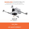HALO 4 Shallow Remodel Recessed Lighting Housing with Quick Connect, IC-Rated, for HALO LED Trims & Modules - H245ICAT view 4