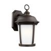 Generation Lighting 8750701EN3-71 Transitional One Light Outdoor Wall Lantern from Generation Lighting-Calder Collection Dark Finish, Large, Antique Bronze view 1