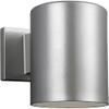 Sea Gull Lighting 8313897S-753 Cylinders Outdoor Wall Sconce, 1-Light LED 14 Watts, Painted Brushed Nickel, Small view 2