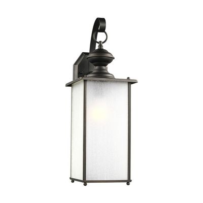 Generation Lighting 84670EN3-71 Jamestowne Outdoor Wall Sconce, 1-Light LED 9.5 Watts, Antique Bronze, Extra Large