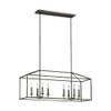Generation Lighting 6615008EN-782 Perryton Chandelier, 8-Light LED 28 Total Watts, Heirloom Bronze, 16.75x40.00x12.00 view 1