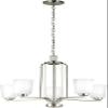 Generation Lighting 3128905EN3-962 Five Light Chandelier, Brushed Nickel view 2
