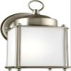 Generation Lighting 8592001EN3-15 New Castle One Light Outdoor Wall Lantern, White Finish view 3