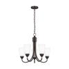 Generation Lighting 3120205EN3-710 Seville Five - Light Chandelier Hanging Modern Fixture, Bronze view 1