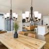 Generation Lighting 3120205EN3-710 Seville Five - Light Chandelier Hanging Modern Fixture, Bronze view 2