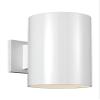 Sea Gull Lighting Generation Lighting 8313997S-15 Contemporary Modern LED Wall Sconce from Seagull-Outdoor Cylinders Collection in White Finish, Large view 1