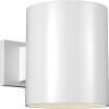 Sea Gull Lighting Generation Lighting 8313997S-15 Contemporary Modern LED Wall Sconce from Seagull-Outdoor Cylinders Collection in White Finish, Large view 2