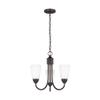 Generation Lighting 3120203-710 Transitional Three Light Chandelier from Seagull - Seville Collection in Bronze/Dark Finish, 27 Total Watts, 15.75 Inch Height, 17 Inch Diameter view 1