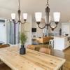 Generation Lighting 3120203-710 Transitional Three Light Chandelier from Seagull - Seville Collection in Bronze/Dark Finish, 27 Total Watts, 15.75 Inch Height, 17 Inch Diameter view 2