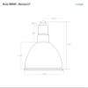 Cocoweb 8" Blackspot Gooseneck LED Barn Light with Victorian Arm in White view 2