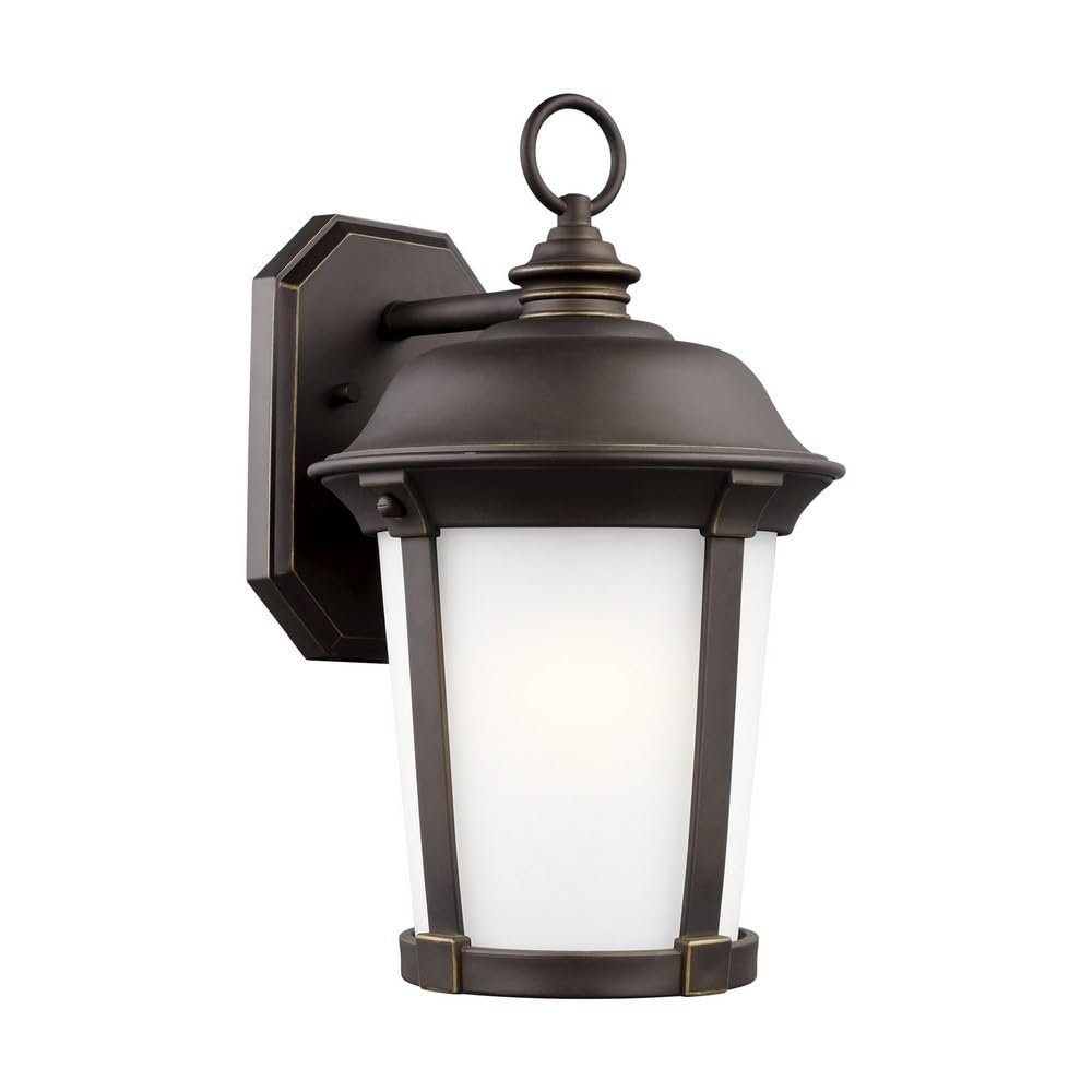 Generation Lighting 8750701-71 Calder Outdoor Wall Sconce, 75 Watts, Antique Bronze, Large one Light