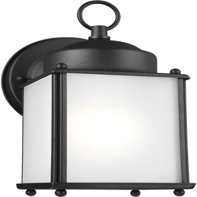 Generation Lighting 8592001EN3-12 Lighting New Castle-100W One Light Outdoor Wall Lantern in Traditional Style-4.25 Inch Wide by 8.25 Inch high-B, Brass Construction