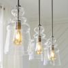 Sea Gull Lighting 6536901-962 Kea One-Light Pendant Hanging Modern Light Fixture, Brushed Nickel Finish view 2