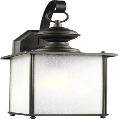 Generation Lighting 84580EN3-71 Jamestowne Outdoor Wall Sconce, LED 9.5 Watts, Antique Bronze, one Light Large, 100 Total Watts, 17 Inch Height, Brass Construction