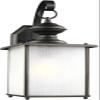 Generation Lighting 84580EN3-71 Jamestowne Outdoor Wall Sconce, LED 9.5 Watts, Antique Bronze, one Light Large, 100 Total Watts, 17 Inch Height, Brass Construction view 1