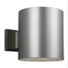 Sea Gull Lighting 8413997S-15 Outdoor Cylinders Wall Sconce, 2-Light LED 56 Total Watts, White, "18 1/4"" h" view 3
